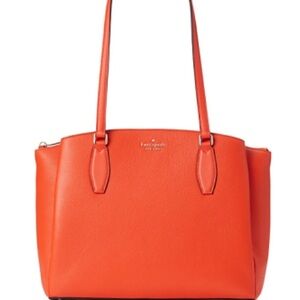Kate Spade Orange Monet Tote Bag